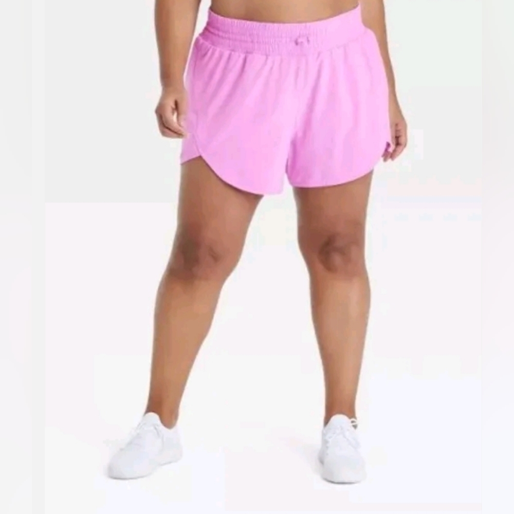 *High-Rise Flex Shorts 3" - All in Motion, Purple, XXL